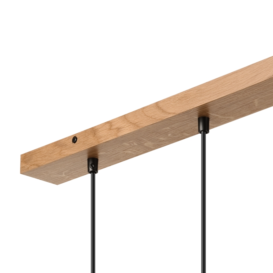 Brilagi - Пендел WOODY BASKET 3xE27/60W/230V дъб