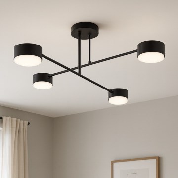 Brilagi - Плафон 4xGX53/12W/230V черен