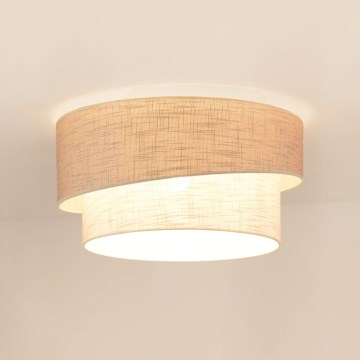 Brilagi - Плафон DOVER SHINE 1xE27/15W/230V Ø 50 см сив/кремав