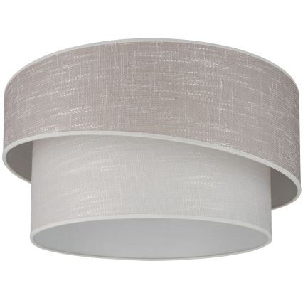 Brilagi - Плафон DOVER SHINE 1xE27/15W/230V Ø 50 см сив/кремав