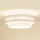 Brilagi - Плафон DOVER SPACE LED/12W/230V Ø 50 см сив/кремав