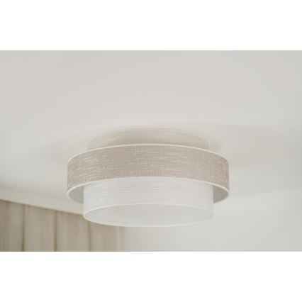 Brilagi - Плафон DOVER SPACE LED/12W/230V Ø 50 см сив/кремав
