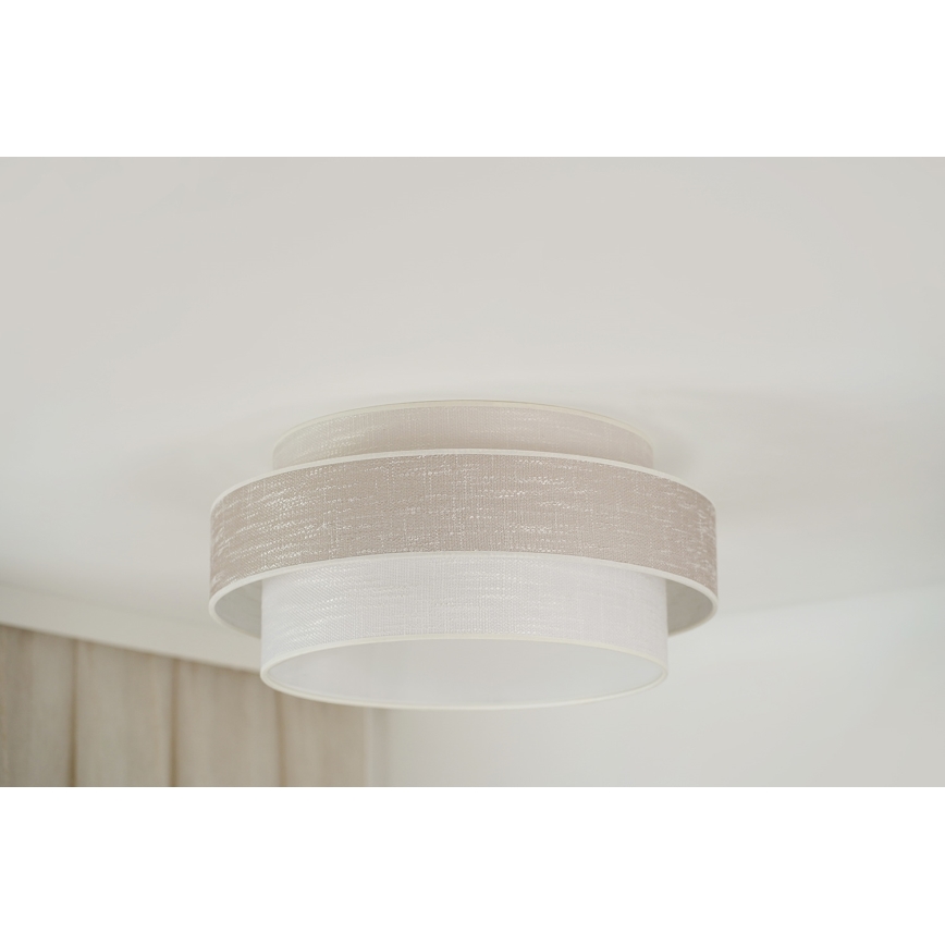 Brilagi - Плафон DOVER SPACE LED/12W/230V Ø 50 см сив/кремав