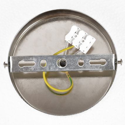 Brilagi - Плафон ECLIPSE 7xE14/10W/230V диаметър 48 см сребрист