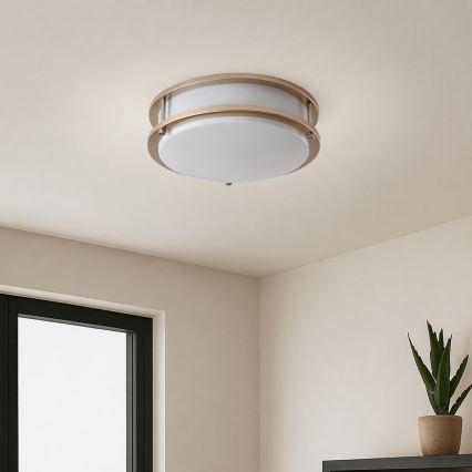 Brilagi - Плафон ELARO 2xE27/40W/230V Ø 26 см златист