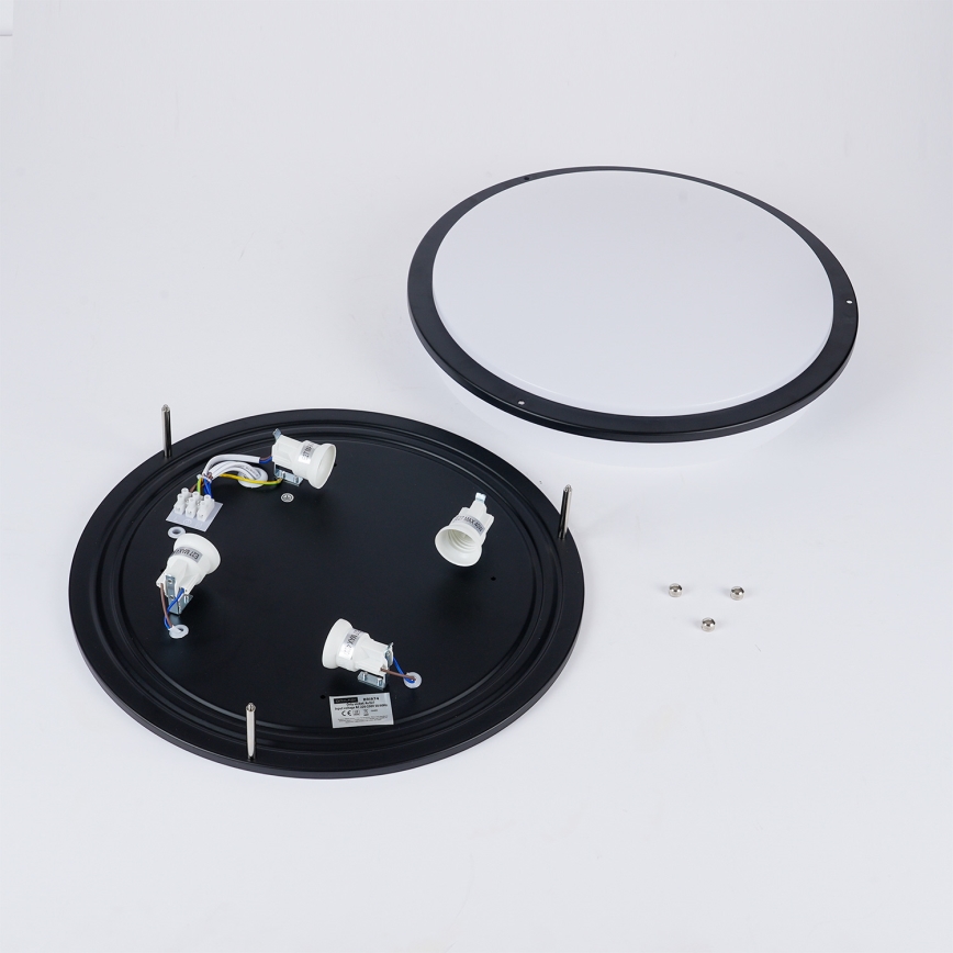 Brilagi - Плафон ELARO, 4 x E27, макс. 40 W, 230 V, Ø 41 см, черен