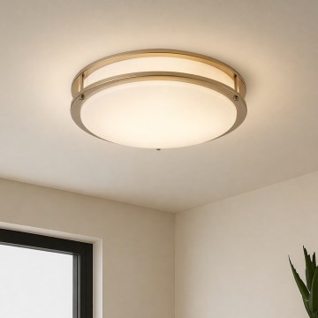 Brilagi - Плафон ELARO 4xE27/40W/230V Ø 41 см, златист
