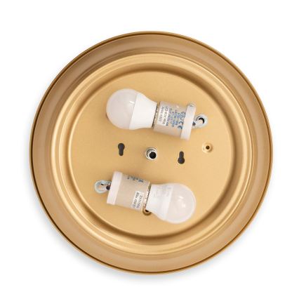BRILAGI - Плафон FRESCO 2xE27/40W/230V пр. 28 см, златист