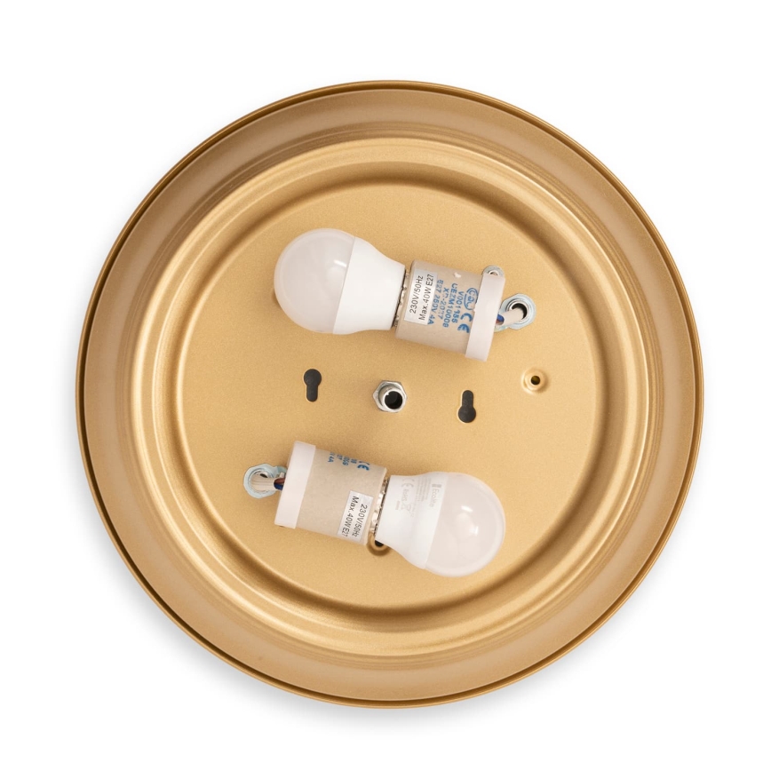 BRILAGI - Плафон FRESCO 2xE27/40W/230V пр. 28 см, златист