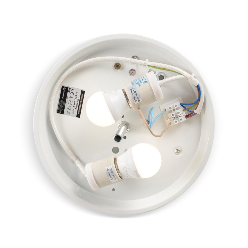 Brilagi - Плафон FRESCO 2xE27/40W/230V Ø 30 см меден