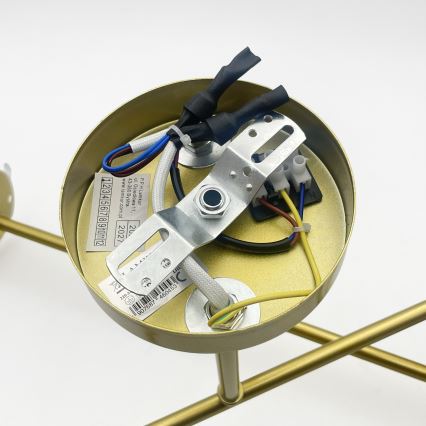 Brilagi - Плафон MALIVA 4xE14/15W/230V злато/бяло