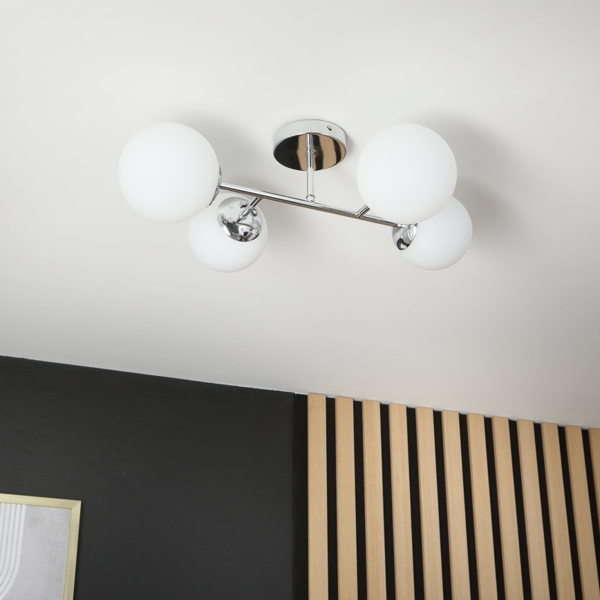 Brilagi - Плафон MALONY 4xE14/20W/230V лъскав хром