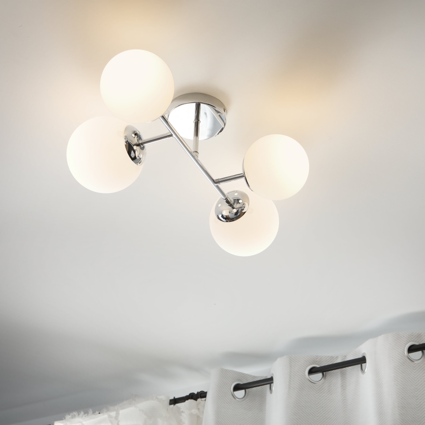 Brilagi - Плафон MALONY 4xE14/20W/230V лъскав хром