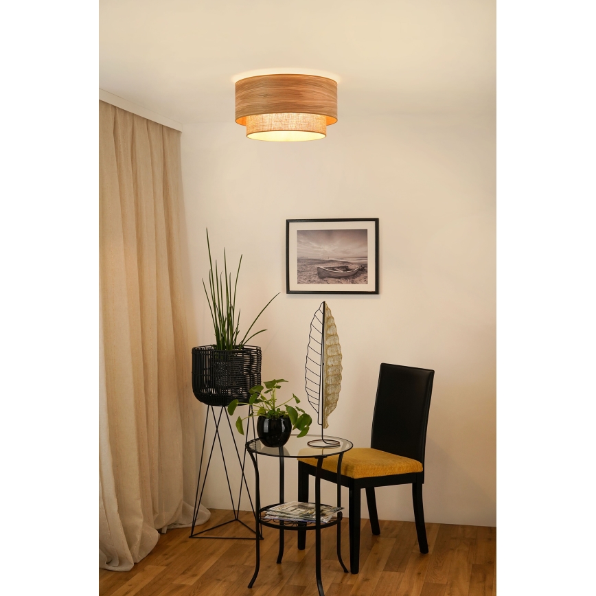 Brilagi - Плафон MONTANA BOHO 1xE27/15W/230V Ø 45 см кафяв