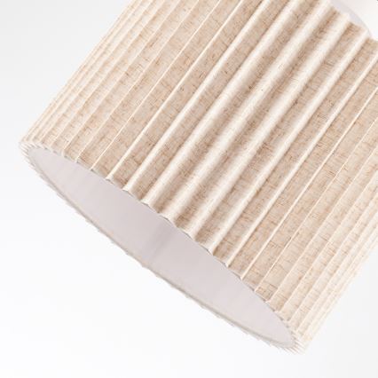 Brilagi - Плафон NORDIC WAVE 1xE27/15W/230V Ø 32 cm лен/бял