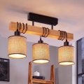 Brilagi - Плафон NUBILA 3xE27/60W/230V бор/кафяв
