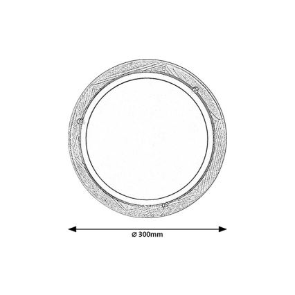 Brilagi - Плафон ORBIS 1xE27/60W/230V Ø 30 см, от бор