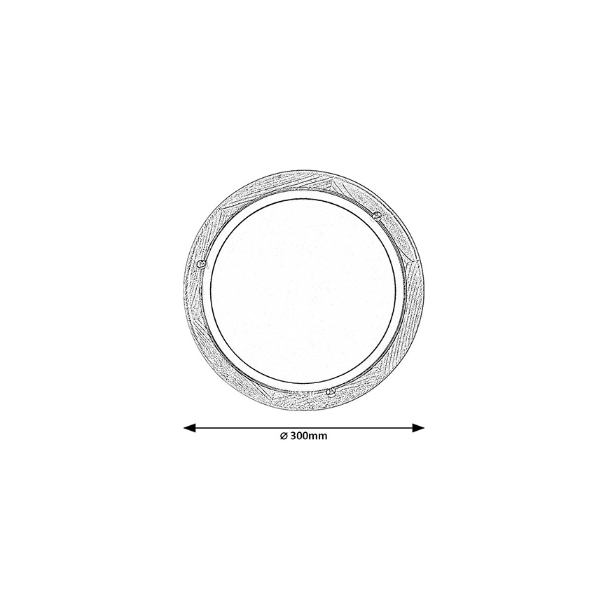 Brilagi - Плафон ORBIS 1xE27/60W/230V Ø 30 см, от бор