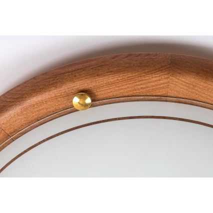 Brilagi - Плафон ORBIS 2xE27/60W/230V Ø 38 см борова дървесина