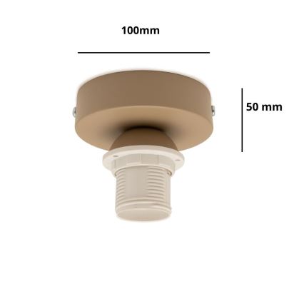 Brilagi - Плафон PARTY 1xE27/60W/230V, Ø 10 см, бежов