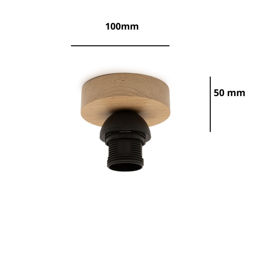 Brilagi - Плафон PARTY 1xE27/60W/230V Ø 10 см, дъб