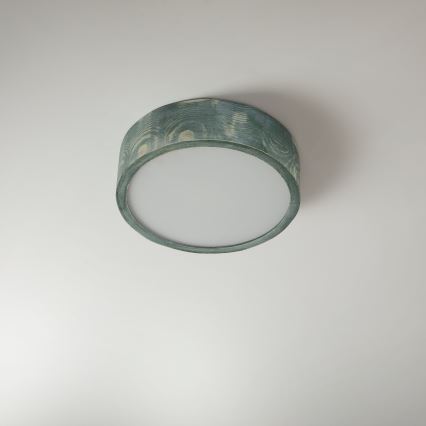 Brilagi - Плафон PINO 1xE27/15W/230V бор/зелен Ø 27,5 см