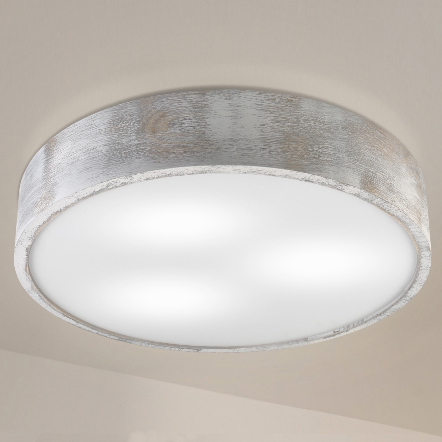 Brilagi - Плафон PINO 3xE27/15W/230V бор/сребрист Ø 47,5 cm
