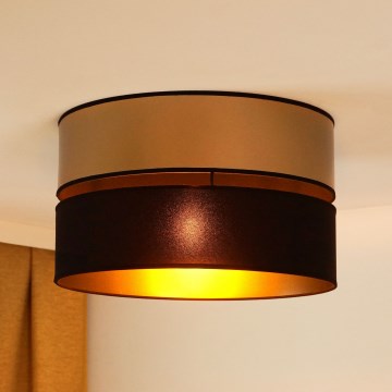 Brilagi - Плафон ROYAL 1xE27/15W/230V Ø 40 см черен/златист