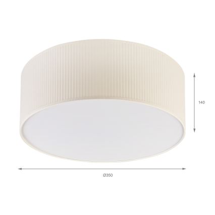 Brilagi - Плафон SIRIJA MODERN 2xE27/60W/230V диаметър 35 см кремав