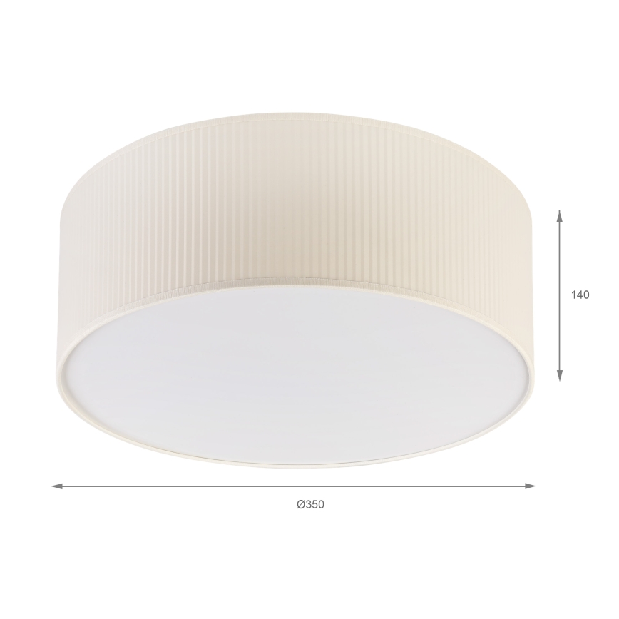 Brilagi - Плафон SIRIJA MODERN 2xE27/60W/230V диаметър 35 см кремав