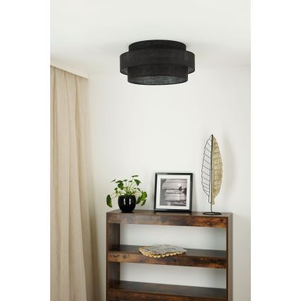 Brilagi - Плафон SPACE YUTE LED/12W/230V Ø 50 см черен