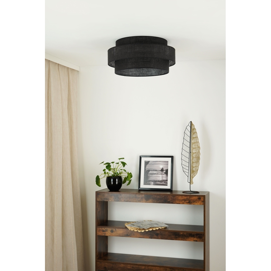 Brilagi - Плафон SPACE YUTE LED/12W/230V Ø 50 см черен