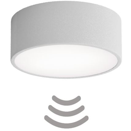 Brilagi - Плафон със сензор CLARE 1xE27/40W/230V Ø 20 см сив