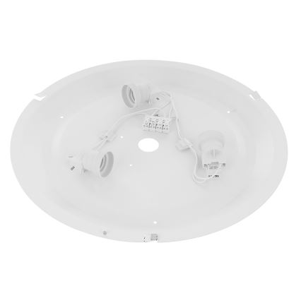 Brilagi - Плафон със сензор CLARE 3xE27/24W/230V Ø 40 см сив