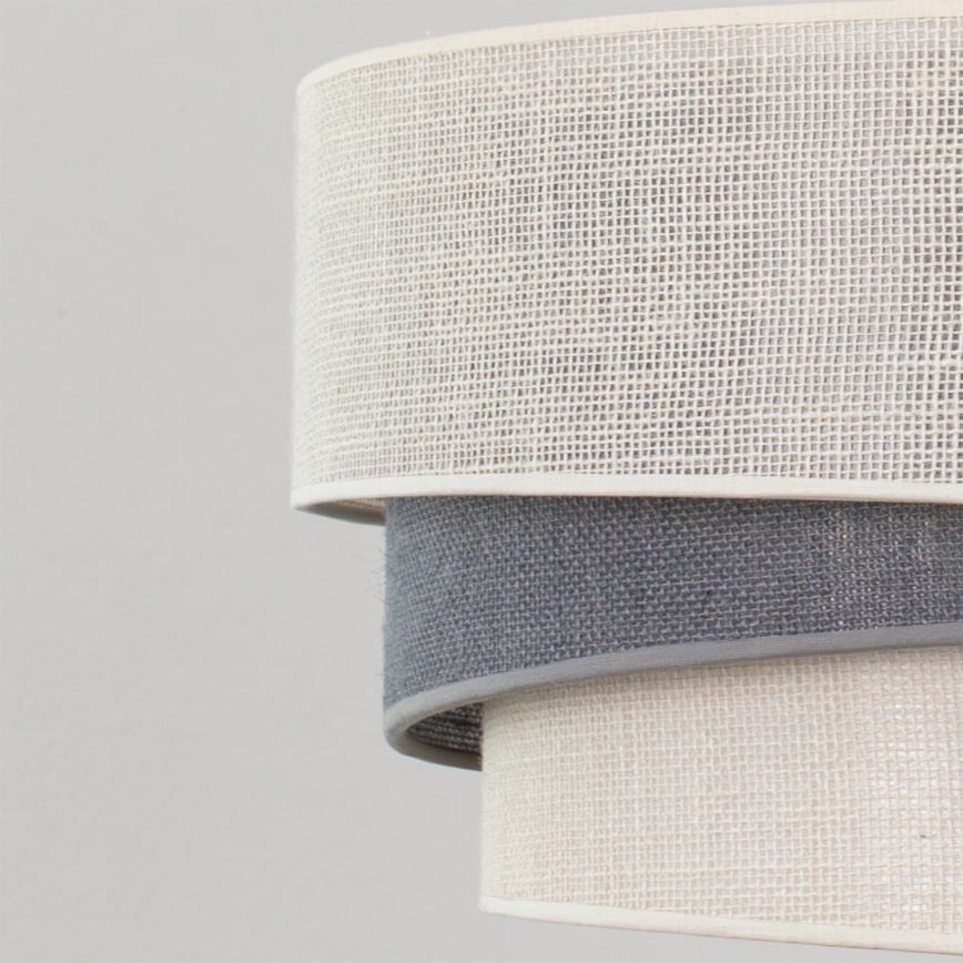 Brilagi - Плафон TRIO 1xE27/60W/230V Ø 40 см кремав/сив