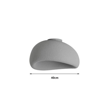 BRILAGI - Плафон WABI SABI 1xE27/60W/230V Ø 40 cm сив