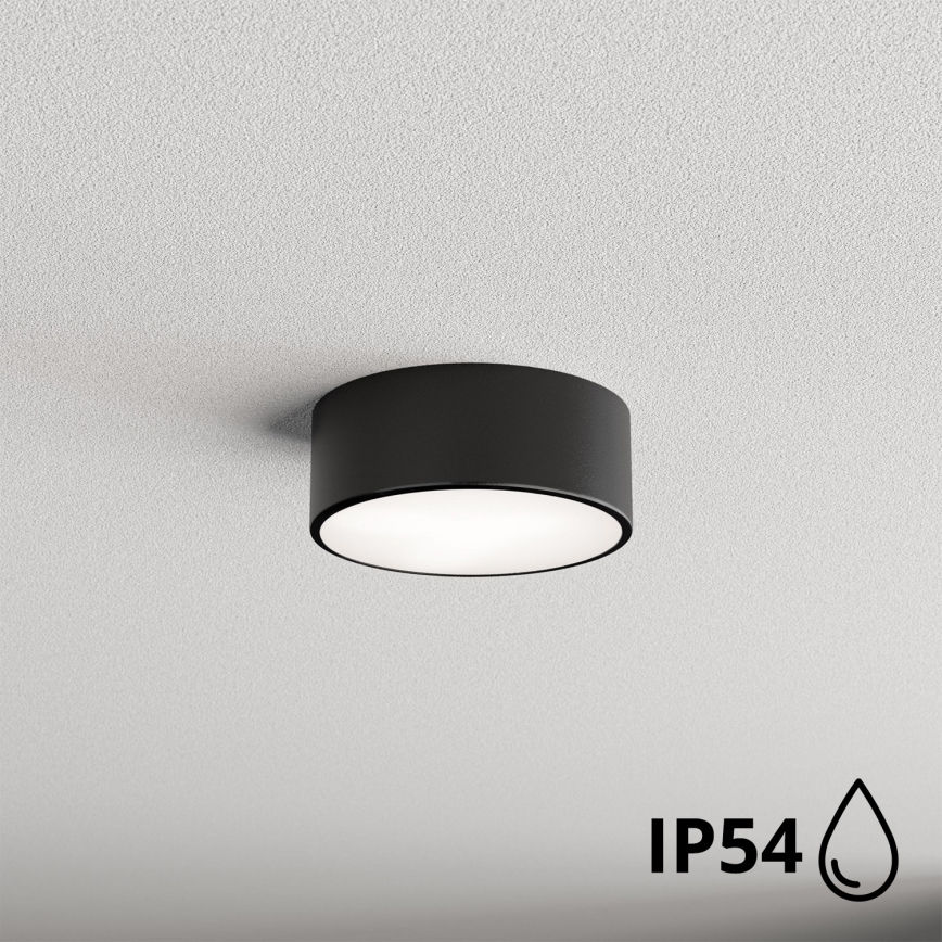 Brilagi - Плафон за баня CLARE 1xE27/24W/230V Ø 20 cm IP54 черен