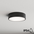 Brilagi - Плафон за баня CLARE 2xE27/24W/230V Ø 30 см черен IP54