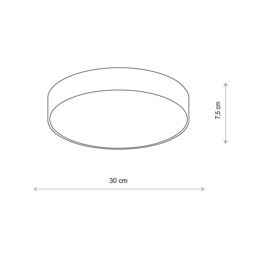 Brilagi - Плафон за баня CLARE 2xE27/24W/230V Ø 30 см IP54 бежов