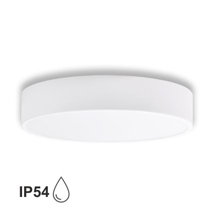 Brilagi - Плафон за баня CLARE 3xE27/24W/230V Ø 40 см бял IP54