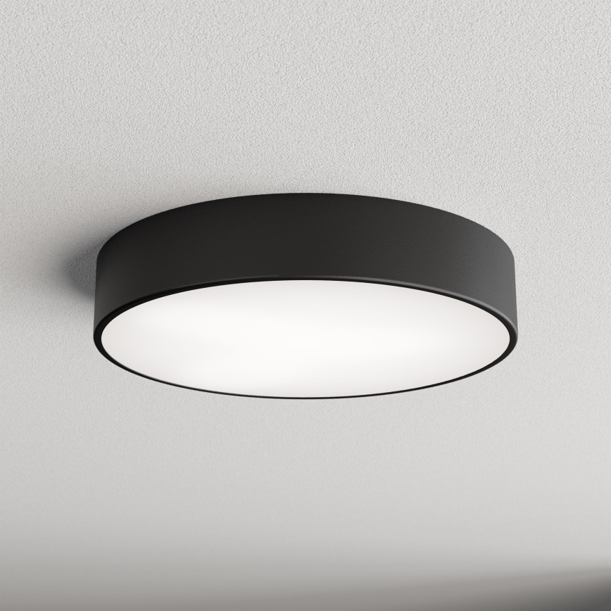 Brilagi - Плафон за баня CLARE 3xE27/24W/230V Ø 40 см черен IP54