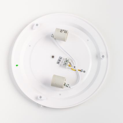 Brilagi - Плафон за баня POOL 2xE27/15W/230V Ø 30 см IP54 черен
