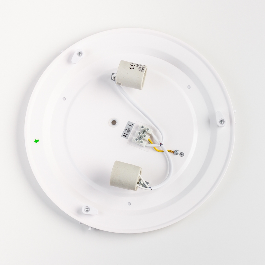 Brilagi - Плафон за баня POOL 2xE27/15W/230V Ø 30 см IP54 черен