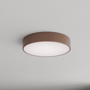 Brilagi - Плафон за баня с вграден сензор за движение и за сумрак CLARE 3xE27/24W/230V Ø 40 см кафяв IP54