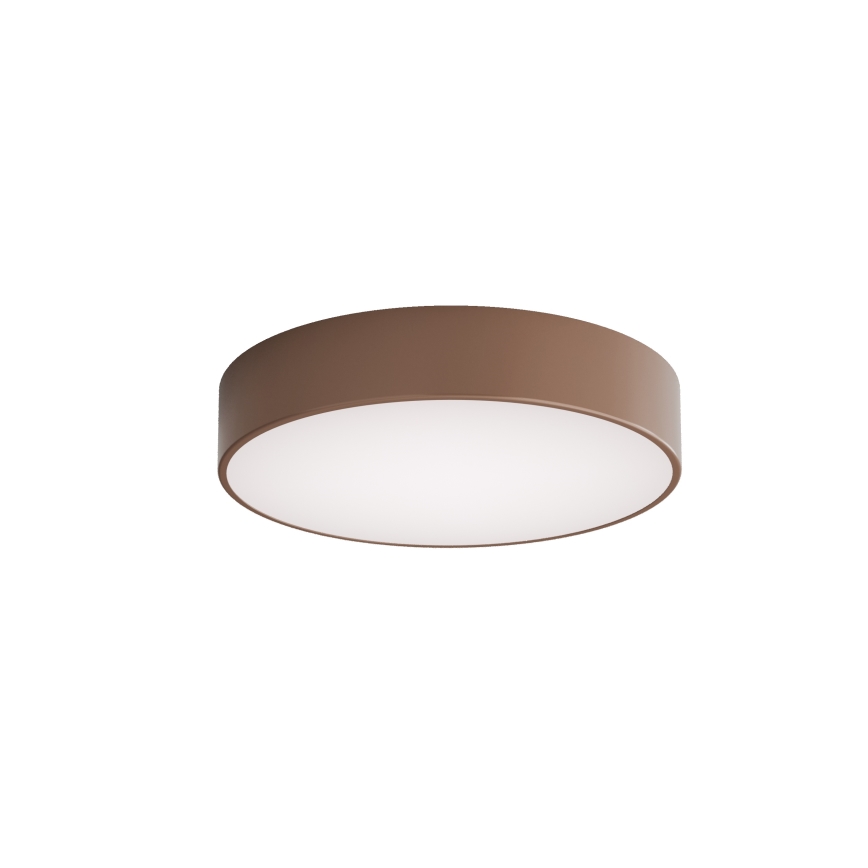 Brilagi - Плафон за баня с вграден сензор за движение и за сумрак CLARE 3xE27/24W/230V Ø 40 см кафяв IP54