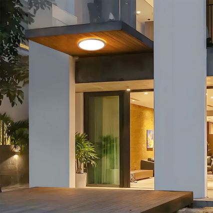 Brilagi - LED таванно осветително тяло за баня ултра тънко LED/24W/230V Ø 42 см розово злато IP54