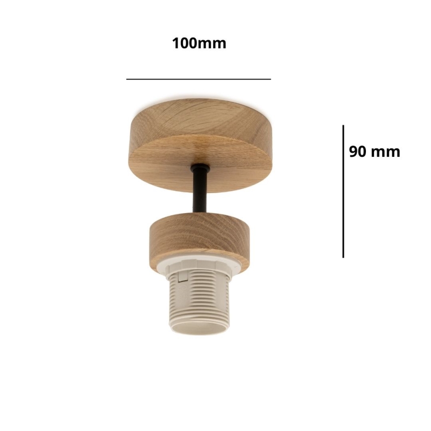 Brilagi - Плафон за повърхностен монтаж PARTY 1xE27/60W/230V Ø 10 см дъб