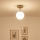Brilagi - Плафон за таван MILO ECRU 1xE27/60W/230V бежово/златно