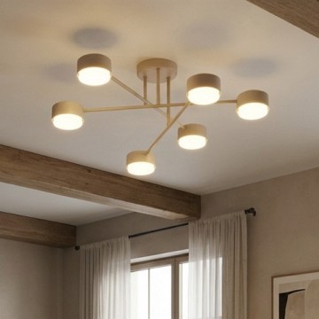 Brilagi - Плафонен полилей 6xGX53/12W/230V черен