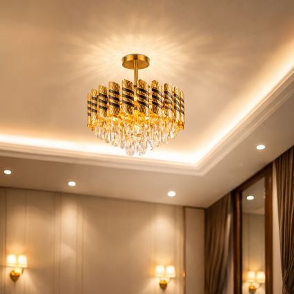 Brilagi - Плафонен полилей CRISTAL 5xE14/40W/230V Ø 38 см